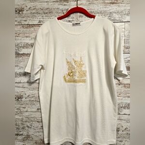 Gold Thailand Arts And Crafts Embroidery SIZE XL